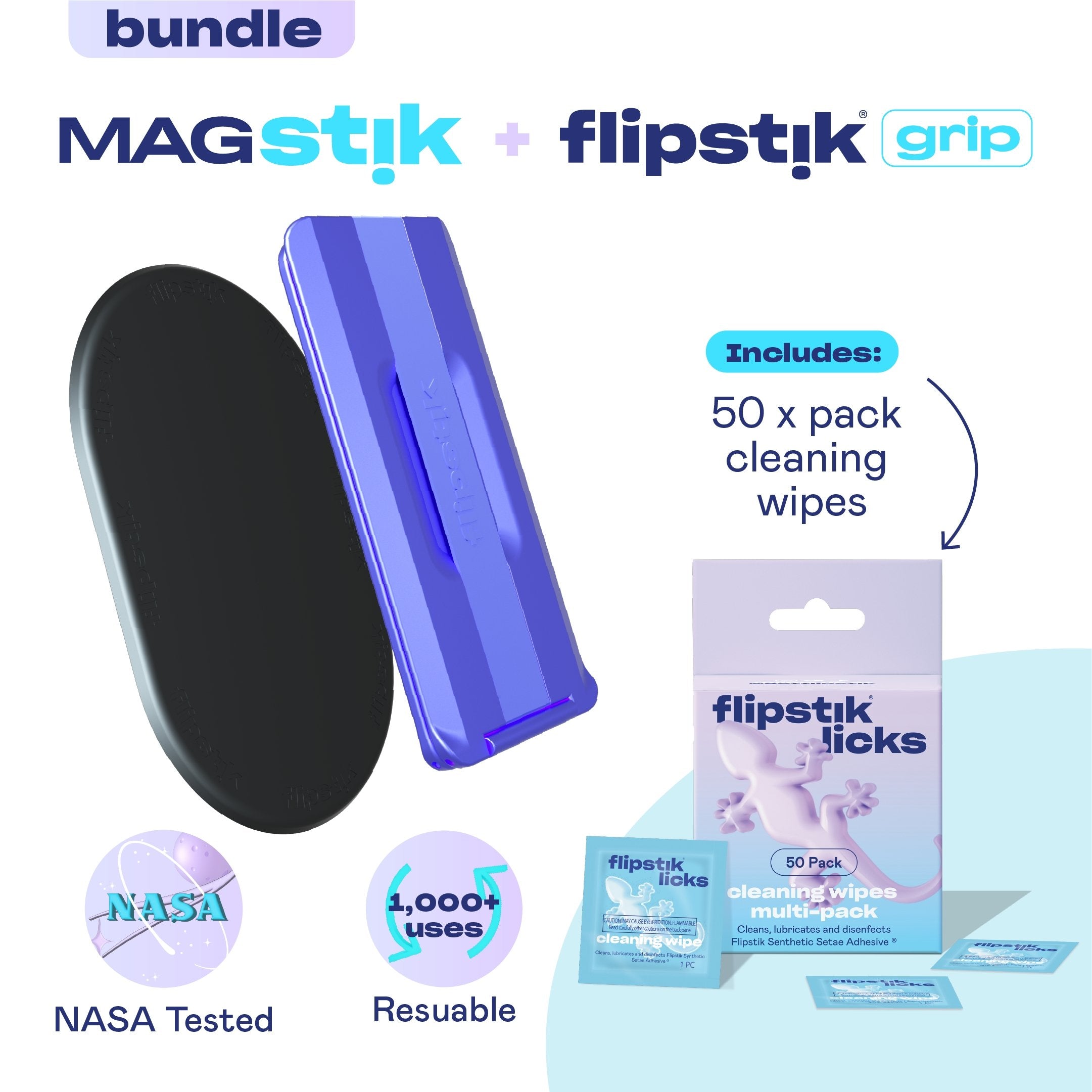 Flipstik Grip: MagSafe Bundle - Very Perri - Flipstik Grip: MagSafe Bundle - GRIPBUNDVP
